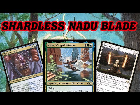 SHARDLESS NADU BLADE! Legacy Bant Midrange with Shardless Agent and Nadu Combo MTG