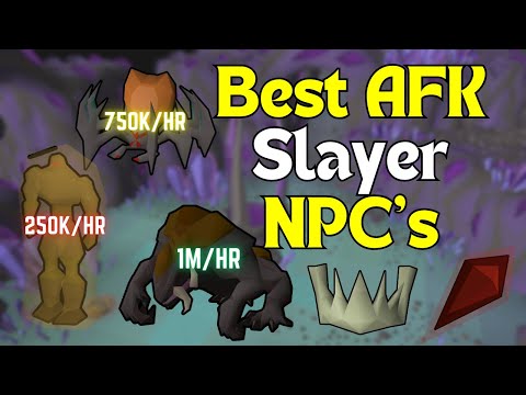 The Most Profitable AFK Slayer Task Money Makers OSRS