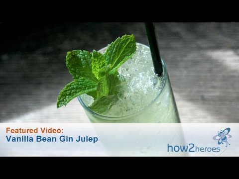 Vanilla Bean Gin Julep