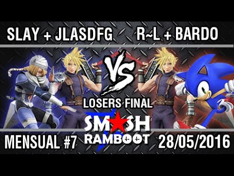 [SmashxRamboot #7] Slay + Joseluisasdfg Vs. Robo~Luigi + El_Bardo Losers final