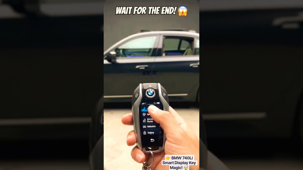 ​👉 BMW 740Li Smart Display Key Magic! 🤯 shorts #bmw 740Li #trending #viral