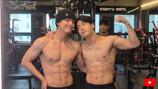 🔥BTS V Posts Gym Date With Jungkook On Instagram! Jungkook’s Insane Physique Has Army Crazy!