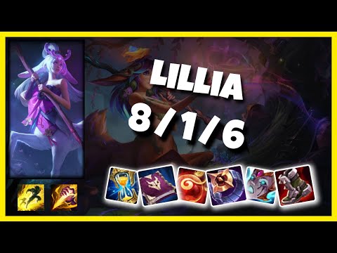 Lillia vs Graves NA Challenger JUNGLE (8/1/6) - v11.2
