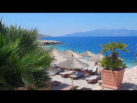 Mango Beach-Sarandë ALBANIA  #beach #saranda #albania #beachwalk