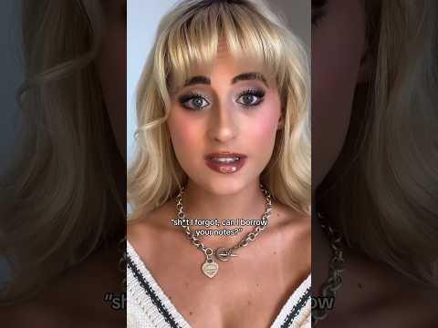 #pov the top student let her friends borrow her notes before the exam #shorts