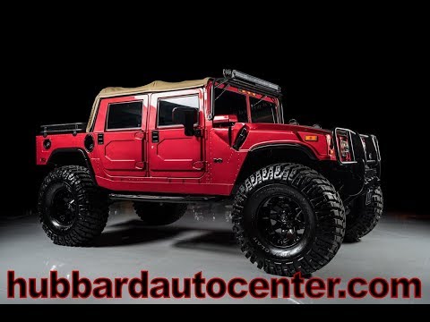 2006 HUMMER H1 Alpha fully custom and lifted with 46" tires and Fuel wheels.