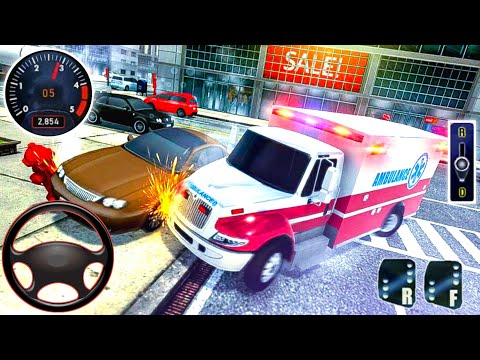City Emergency Van Driver 3D - Ambulance Rescues Survival Simulator - Android GamePlay #1