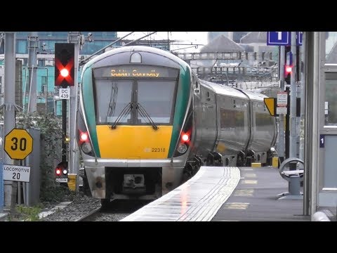 Irish Rail 22000 Class Intercity Train 22318 - Grand Canal Dock Station, Dublin