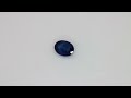 Blue Sapphire, oval cut, 0.98 ct Video 1