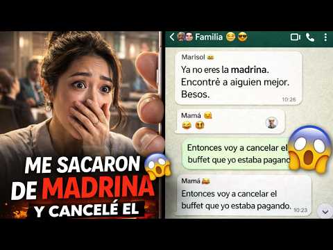 Mi hermana mandó en el grupo de la familia solo avisando que ya no eres la madrina. Encontré a.....