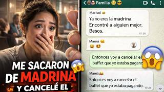 Mi hermana mandó en el grupo de la familia solo avisando que ya no eres la madrina. Encontré a.....