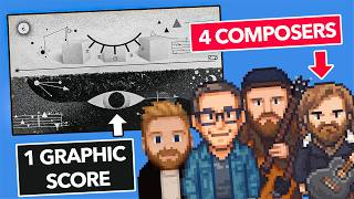 Download lagu 4 COMPOSERS INTERPRET 1 GRAPHIC SCORE ft. Gabriel Marin, Kevin Manthei, Julian Schoming mp3