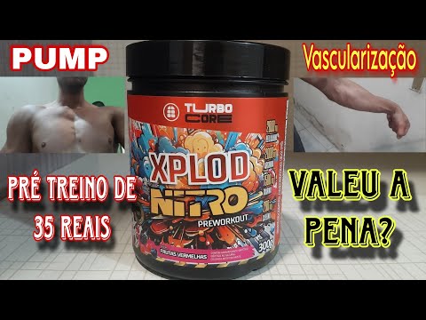 Pré treino Xplod Nitro Turbo Core o mais vendido da Shopee