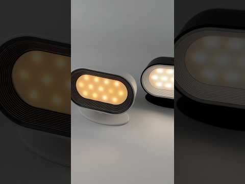 Настінні акумуляторниі сенсорні LED світильники з ДУ та обертанням на 360° овальні чорний та білий