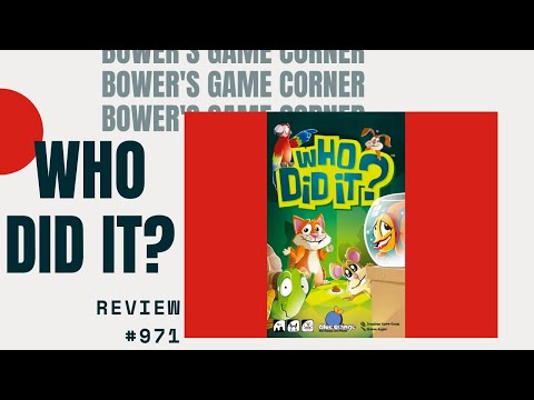 Bower's Game Corner: Who Did It? Review