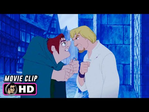 THE HUNCHBACK OF NOTRE DAME Clip - Quasimodo & Phoebus (1996) Disney