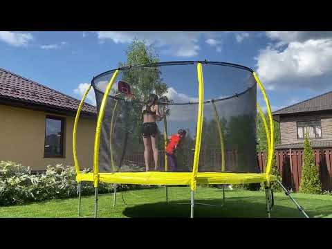 Как выглядит система подачи воды в батутах серии PRO. Подсветка и водоподача.