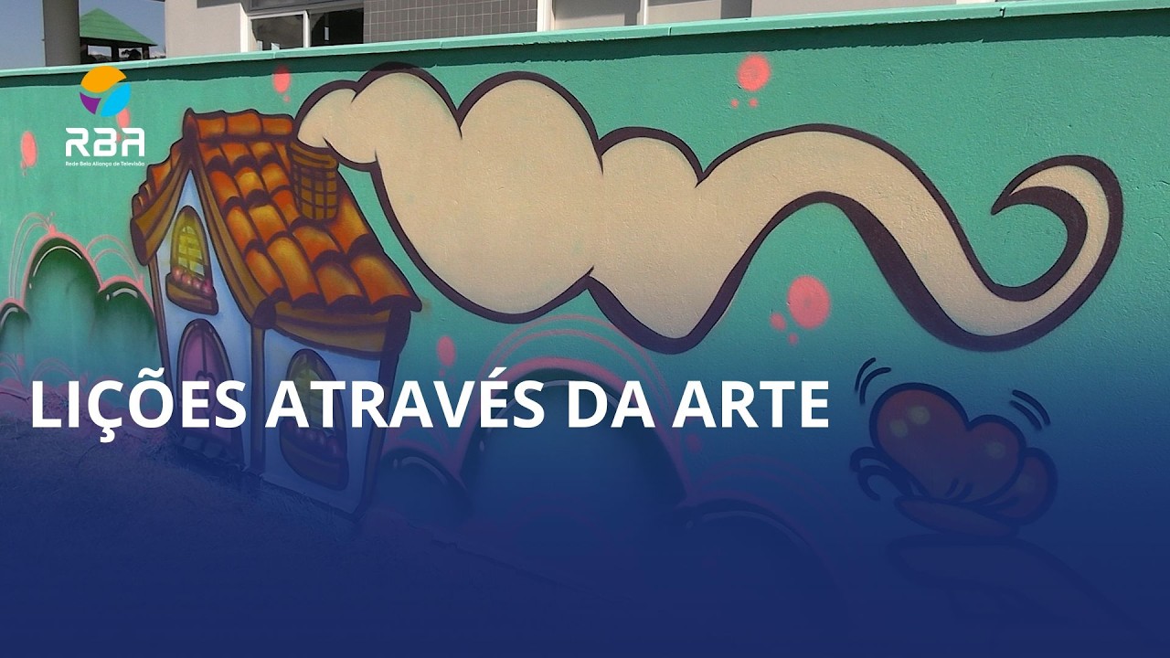 Em Dona Emma, um projeto com crianças e adolescentes do CRAS deixou a cidade um pouco mais colorida e trouxe lições que foram além da arte