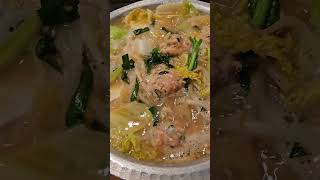 こんな寒い日はお鍋食べて温まろーっ！🍲🔥 #鍋料理 #大寒波 #shorts