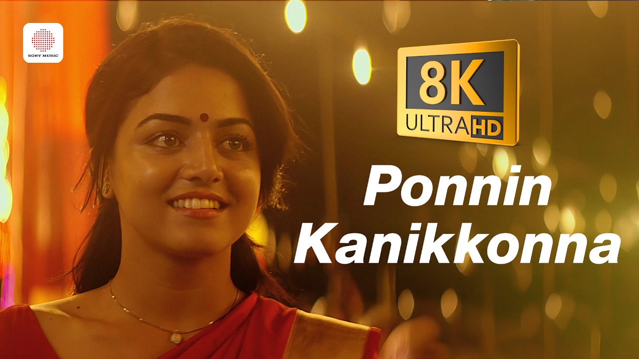 Ponnin Kanikkonna - 8K/4K Video Song | Godha | Tovino Thomas | Wamiqa Gabbi | Shaan Rahman
