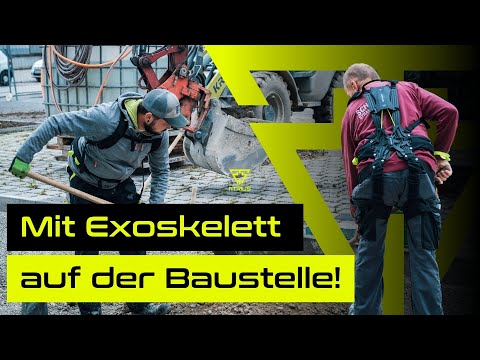 Wie ein Exoskelett den Alltag im Straßenbau verändert – Das BionicBack bei Schweiger Strassenbau