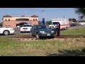 Accident Leaves Car Stuck On Railroad Tracks