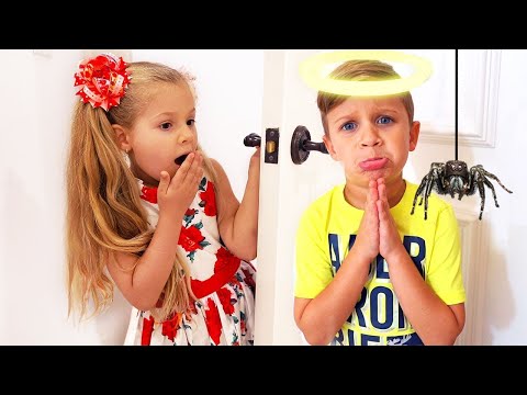 Ada laba-laba besar di kamar Roma, Diana Menempatkan Roma Di Kamarnya