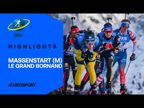 Dramatic men's mass start | Highlights (German) | Le Grand Bornand | Biathlon