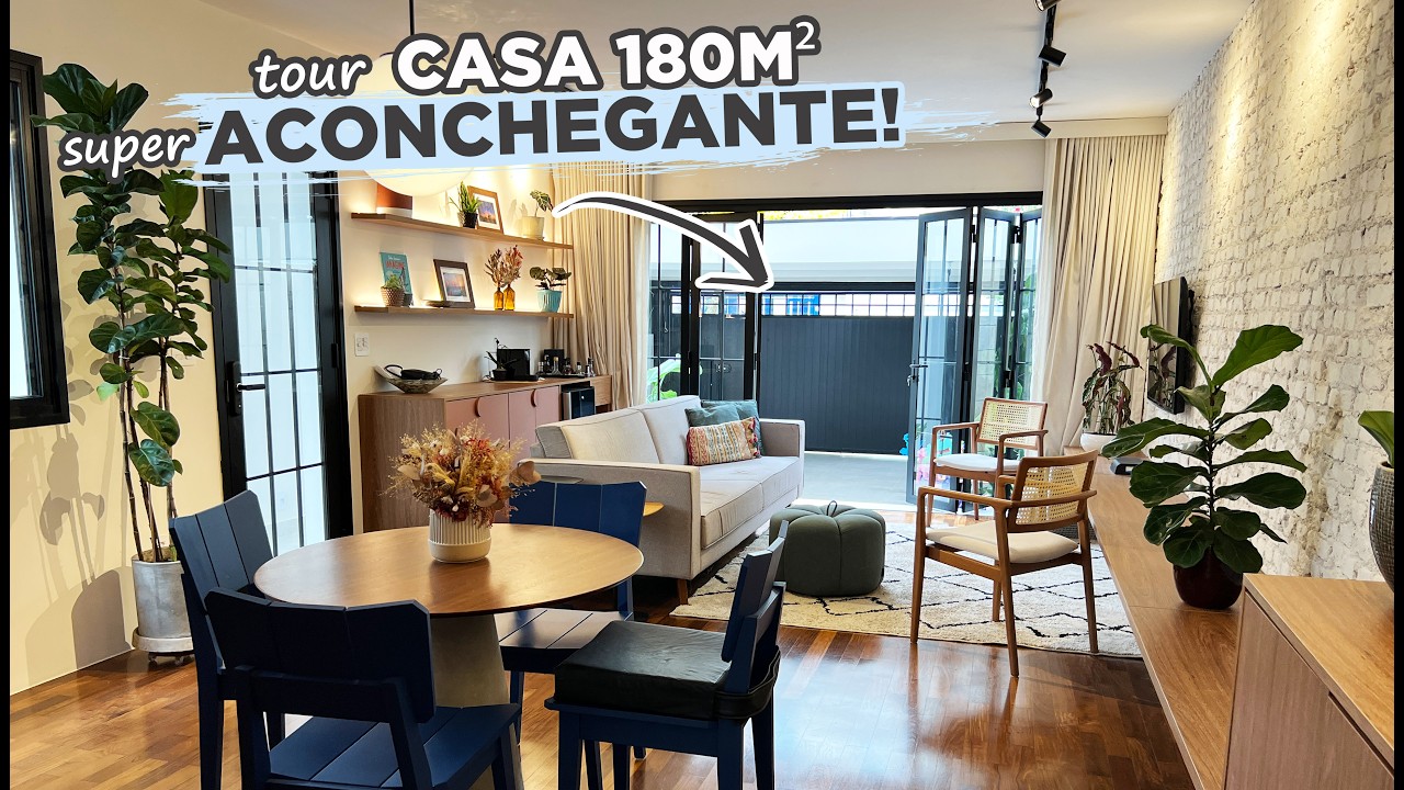 TOUR por uma CASA INCRÍVEL super ACONCHEGANTE com uma COZINHA dos SONHOS | Gaby Garciia