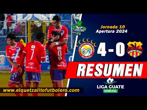 RESUMEN COMPLETO - Xelajú MC 4 Vs Zacapa 0  - Jornada 10 Apertura 2024 Liga Nacional