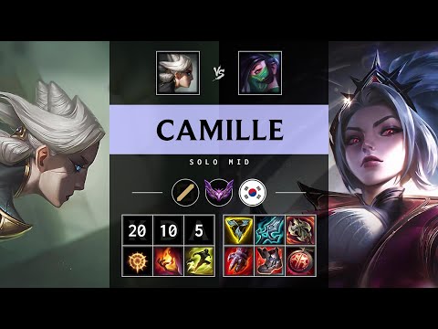 Camille Mid vs Akali - KR Master Patch 25.11