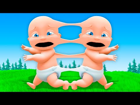 Babies Become STUCK TOGETHER in Roblox!