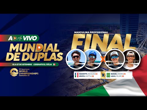 FINAL: NICOLAS GIANOTTI/ MATTIA SPOTO X ANDRE BARAN/ FELIPE LOCH - MUNDIAL DE DUPLAS CESENATICO
