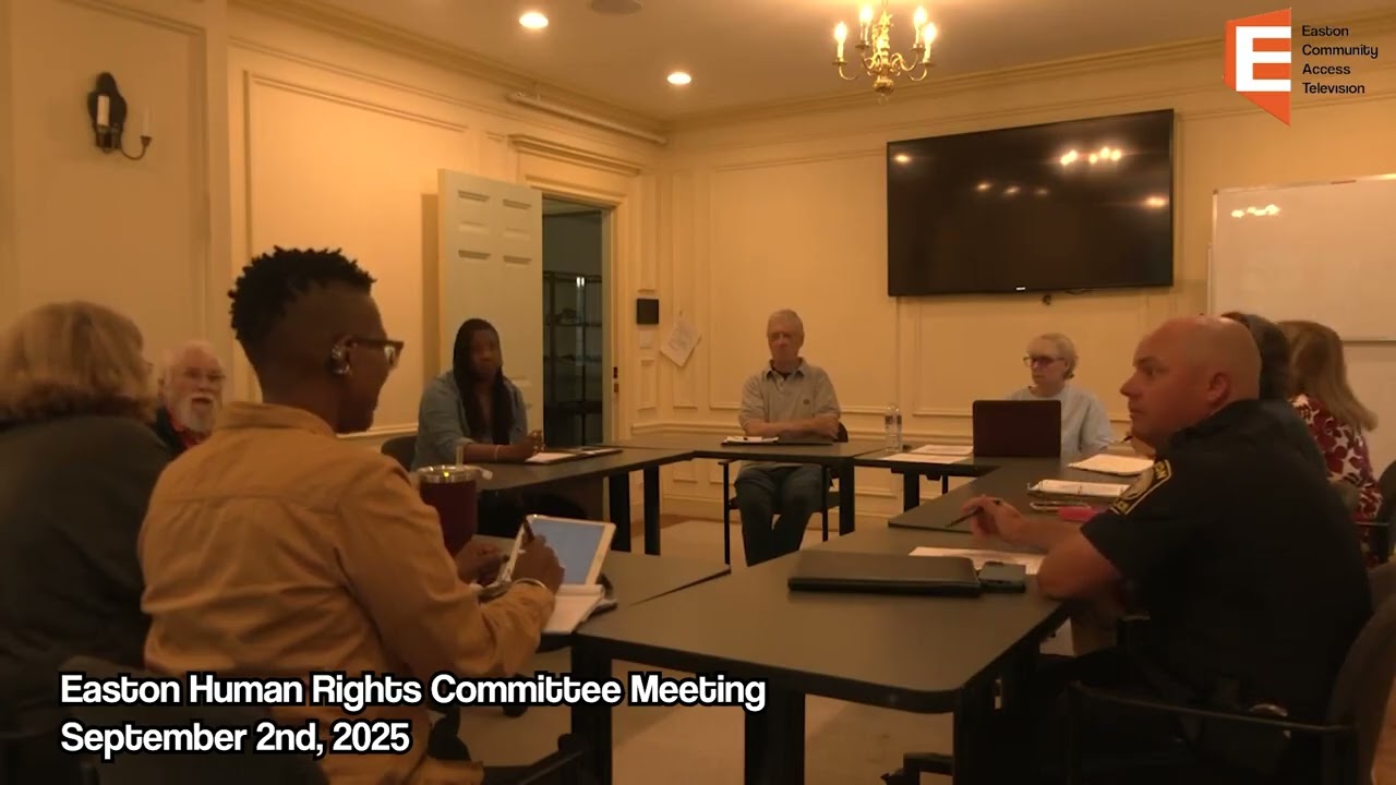 Easton Human Rights Committee Meeting 9/2/25