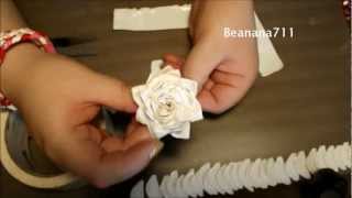 Mini Duct Tape Rose / Flower Ring