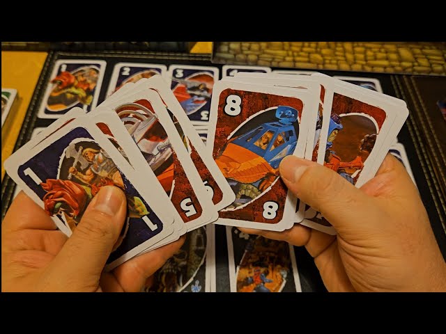Vídeo relacionado con Mattel Games UNO Masters of The Universe Juego de Cartas con baraja de la película y Lata Coleccionable para niños, Familia, Fiestas y Viajes, 2-10 Jugadores, +7 años, JNP53