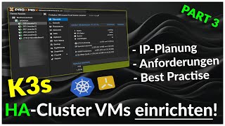 🚀 K3s einrichten: High Availability, VMs (Nodes, Worker, Load Balancer) & Architektur! 🖥️⚡