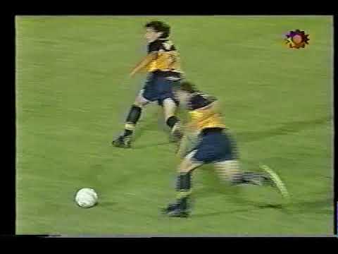 Gol de Giménez a Colón (Boca 2-Colón 1 13-11-1999)