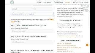 How To Use Our Restorative Diet Guide Feeding Calculator