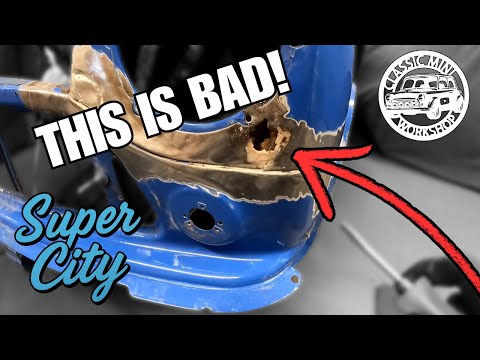 I Finally Stripped the Filler Off My Classic Mini… This Is What Was Hiding 😬