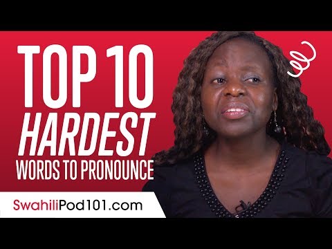 Top 10 Hardest Words to Pronounce