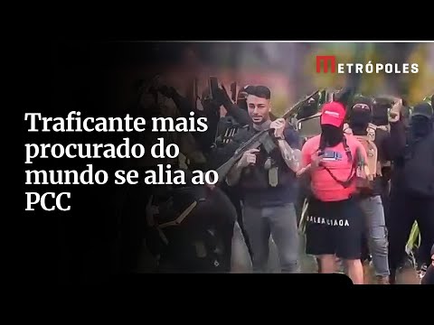 Ao lado do PCC, traficante mais procurado do mundo fala em guerra na fronteira do Brasil; veja vídeo