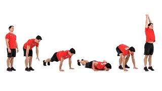 Video de entrenamiento de burpees para cardio y fuerza total