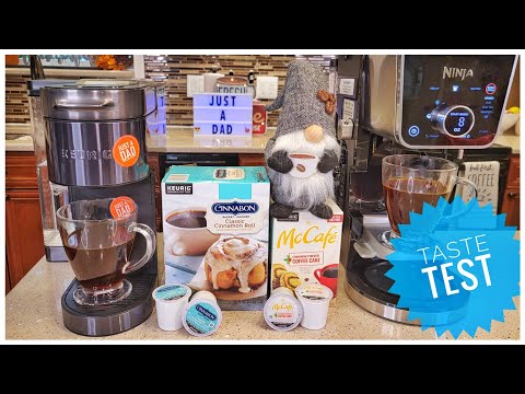 Cinnabon Cinnamon Roll Coffee & McCafe Cinnamon Streusel Coffee Cake K-Cup Keurig K Supreme  Smart