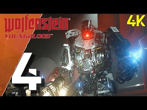 Wolfenstein: Youngblood- Part 4- Ubergarde - Huge Robot Boss- Gameplay Walkthrough [PC MAX 4K60]