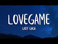 Lady Gaga LoveGame Lyrics