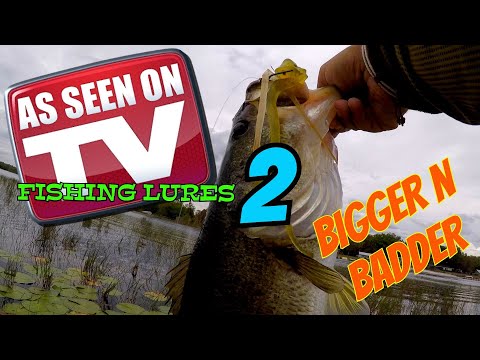 As Seen On TV Fishing LURES PART 2!! Fishing Challenge!!