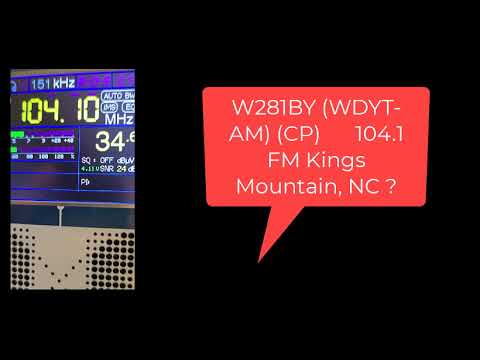 Charlotte, NC FM broadcast band radio station scan using TEF6686 receiver