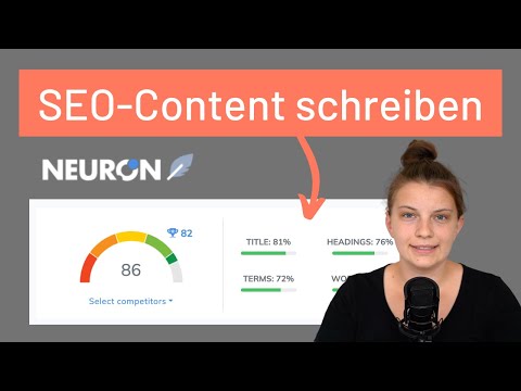 NeuronWriter Tutorial (deutsch): Blogartikel für Google optimieren