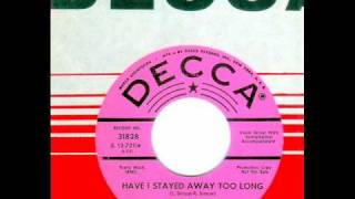 Robbie and The Revelations - HAVE I STAYED AWAY TOO LONG  (1965)